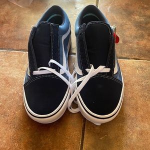 Brand new blue and navy blue vans